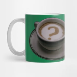 Question mark latte Mug